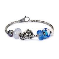Charm Trollbeads Donna Fiori di nascita in Argento Perla TAGBE-00029 - TAGBE-00029
